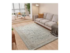 Alfombra interior - vintage con relieve - multicolor - 154 x 230 cm - KEOPS
