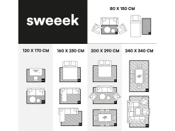 Alfombra interior borreguito crema efecto jaspeado