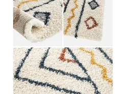 Alfombra interior diseño bereber multicolor