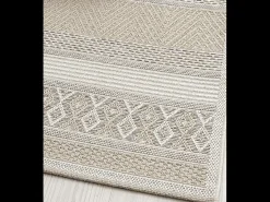 Alfombra interior exterior moderna - Beige - 120 x 160 cm - CALGARY