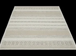 Alfombra interior exterior moderna - Beige - 67 x 180 cm - CALGARY