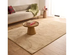 Alfombra interior lisa beige