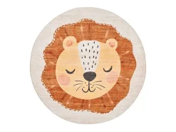 Alfombra interior redonda - enfant lion - caldera - diam.120 cm - CANDY