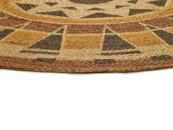 Alfombra interior redonda - ethnique - multicolor - diam.120 cm - TONGA