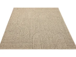 Alfombra Kansas Exterior Interior Aspecto Yute Resistente intemperie - Naturaleza - 80 x 150 cm