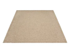 Alfombra Kansas Exterior Interior Aspecto Yute básico Resistente intemperie - Naturaleza - 160 x 230 cm