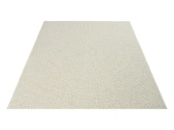 Alfombra Kansas Exterior Interior Aspecto Yute Resistente intemperie - Crema - 120 x 170 cm