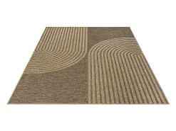 Alfombra Kansas Exterior Interior Aspecto Yute diseño Resistente intemperie - Naturaleza - 60 x 180 cm