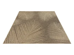 Alfombra Kansas Exterior Interior Aspecto Yute Palma Resistente intemperie - Naturaleza - 80 x 150 cm