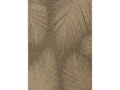 Alfombra Kansas Exterior Interior Aspecto Yute Palma Resistente intemperie - Naturaleza - 160 x 230 cm