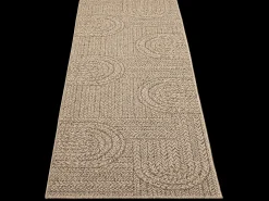 Alfombra Kansas Exterior Interior Aspecto Yute Resistente intemperie - Naturaleza - 80 x 250 cm