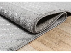 Alfombra Knight 3D Brillante Moderno, Gris, 160 x 230 cm