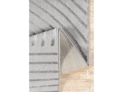 Alfombra Knight 3D Brillante Moderno, Gris, 240 x 340 cm