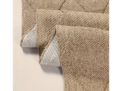 Alfombra Kos exterior moderna rombos, Naturaleza, 80 x 250 cm