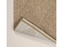 Alfombra Kos exterior moderna rombos, Naturaleza, 160 x 220 cm
