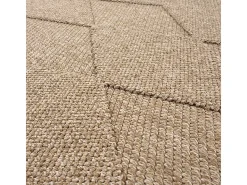 Alfombra Kos exterior moderna rombos, Naturaleza, 160 x 220 cm