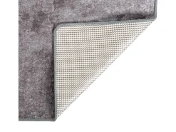 Alfombra lavable antideslizante gris 400x300 cm