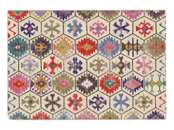 Alfombra lavable antideslizante multicolor 160x230 cm ES99887
