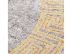 Alfombra lavable antideslizante gris f120 cm