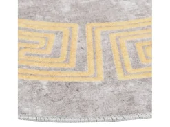 Alfombra lavable antideslizante gris f120 cm