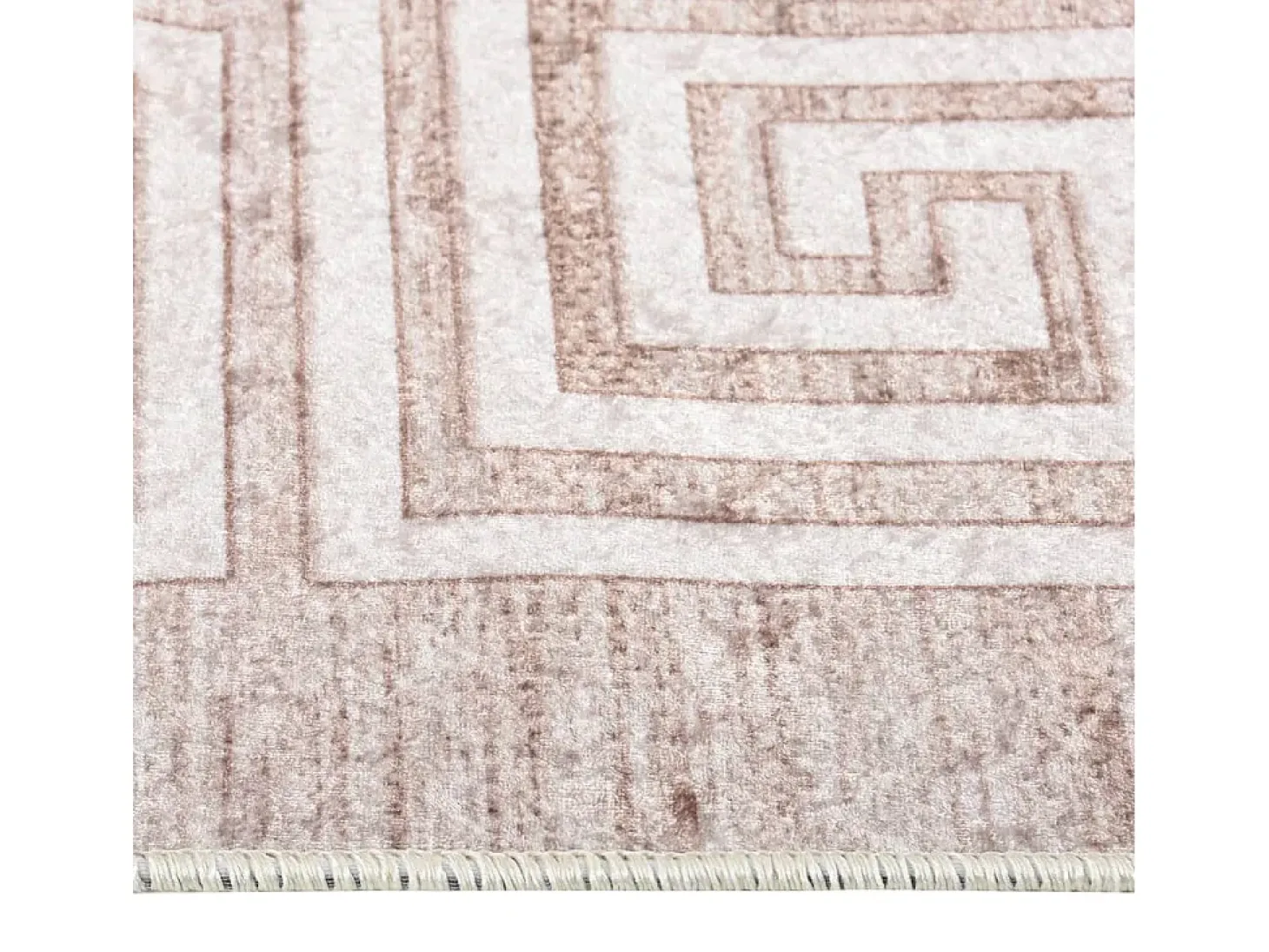 Alfombra lavable antideslizante beige 160x230 cm