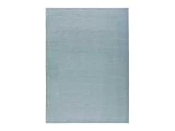 Alfombra lavable antideslizante - liso - azul - 140 x 200 cm - LOFT