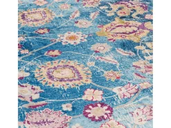 Alfombra lavable antideslizante multicolor 80x150 cm