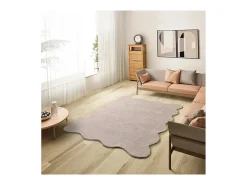 Alfombra lavable antideslizante - liso - maquillaje - 160 x 230 cm - MELLOW