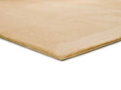 Alfombra lavable antideslizante - liso - mostaza - 160 x 230 cm - LOFT