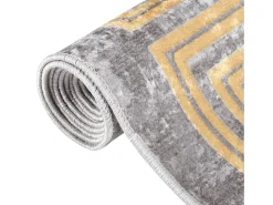 Alfombra lavable antideslizante gris 80x300 cm ES33261