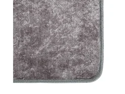 Alfombra lavable antideslizante gris 160x230 cm ES806966