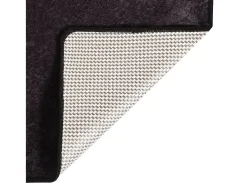 Alfombra lavable antideslizante gris antracita 80x300 cm ES16796