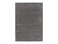 Alfombra lavable antideslizante - liso - antracita - 120 x 170 cm - LOFT