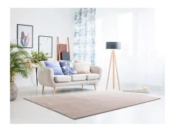 Alfombra lavable antideslizante - liso - maquillaje - 200 x 290 cm - LOFT