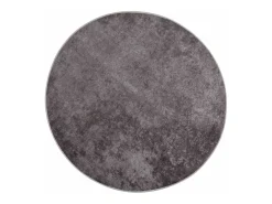 Alfombra lavable antideslizante gris Ø 200 cm