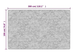 Alfombra lavable antideslizante multicolor 190x300 cm ES69296