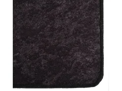 Alfombra lavable antideslizante gris antracita 190x300 cm ES46724