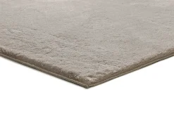 Alfombra lavable antideslizante - liso - piedra - 160 x 230 cm - LOFT