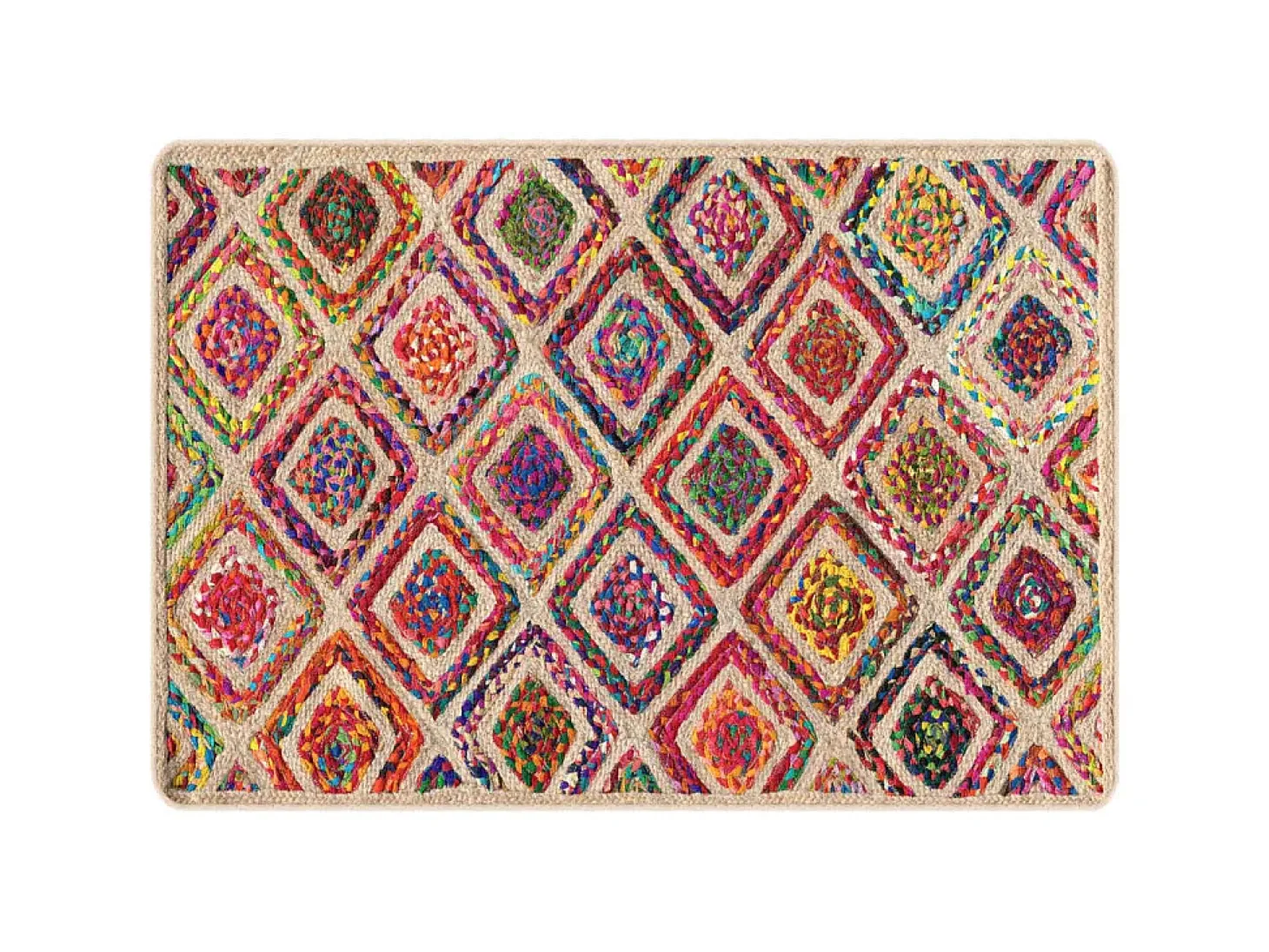 Alfombra lavable antideslizante multicolor 160x230 cm ES79234