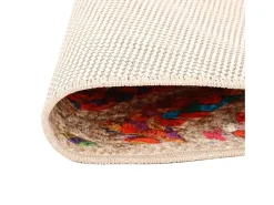 Alfombra lavable antideslizante multicolor Ø 120 cm ES34413