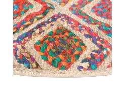 Alfombra lavable antideslizante multicolor Ø 120 cm ES34413