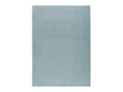 Alfombra lavable antideslizante - liso - azul - 120 x 170 cm - LOFT