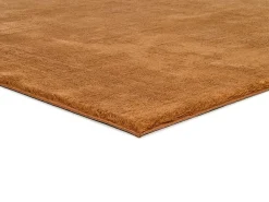 Alfombra lavable antideslizante - liso - cobre - 120 x 170 cm - LOFT