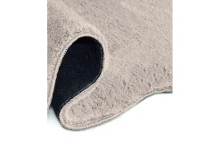 Alfombra lavable antideslizante - liso - piedra - 120 x 170 cm - MELLOW