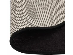 Alfombra lavable antideslizante gris antracita Ø 200 cm
