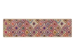 Alfombra lavable antideslizante multicolor 80x300 cm