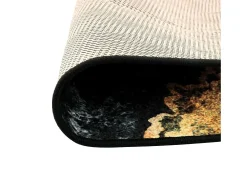 Alfombra lavable antideslizante multicolor Ø 120 cm ES76701