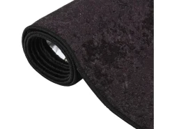 Alfombra lavable antideslizante gris antracita 80x300 cm