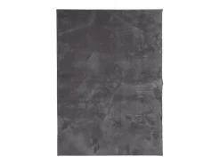 Alfombra lavable de pelo corto suave HUARTE antracita 120x170 cm
