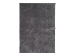 Alfombra lavable de pelo corto suave HUARTE antracita 240x340 cm